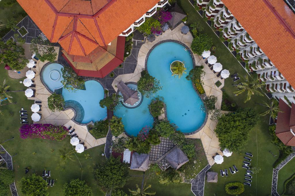 Grand Mirage Resort & Thalasso Bali Nusa Dua (Bali) Exterior foto Aerial view of the resort